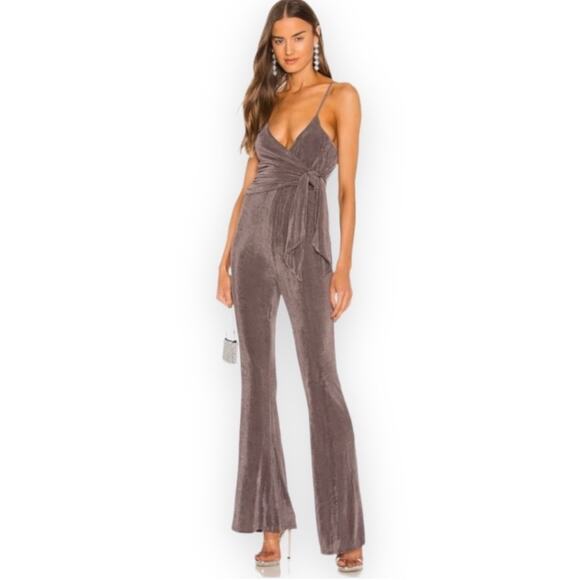 Michael Costello Pants - NWT Michael Costello X REVOLVE Irene Jumpsuit Size‎ L